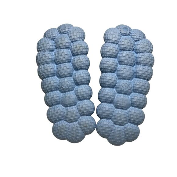Golf Ball Massage Bubble Slides Slippers Sandals Women’s Size L (9/10) Baby Blue - Picture 8 of 10